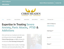 Tablet Screenshot of chrismeaden.com